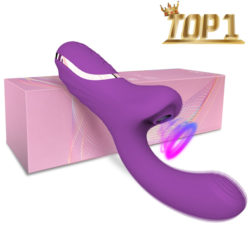 2 in 1 20 Modes Sucking Vibrator