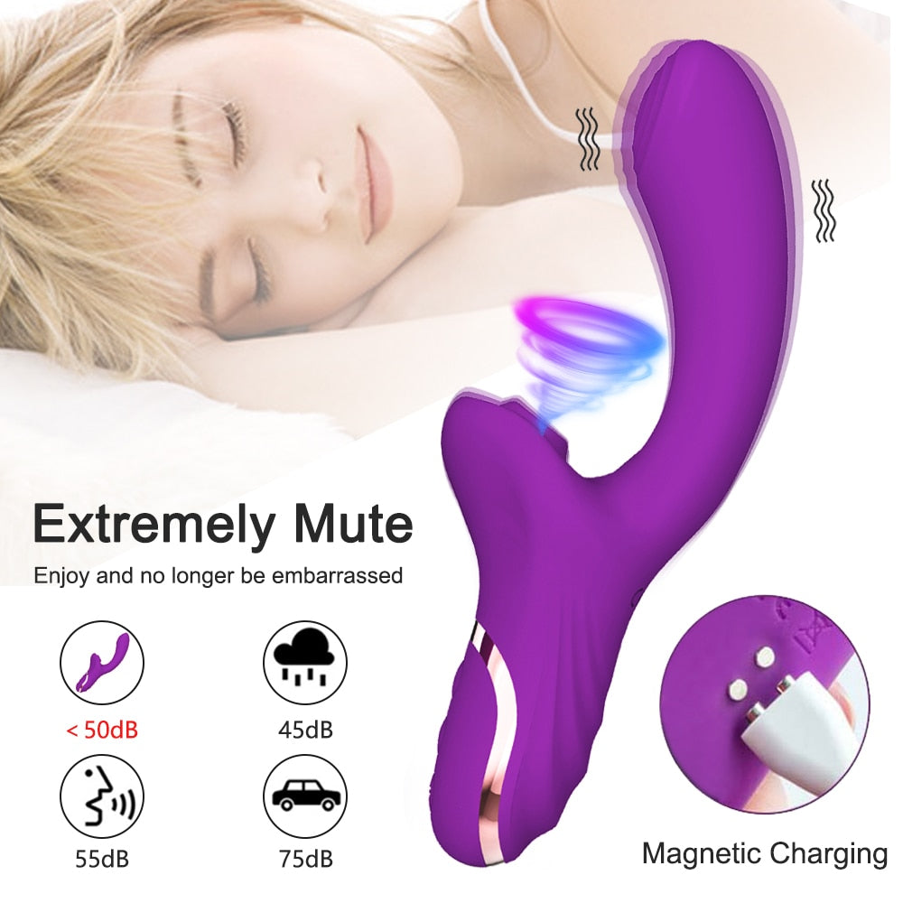 2 in 1 20 Modes Sucking Vibrator