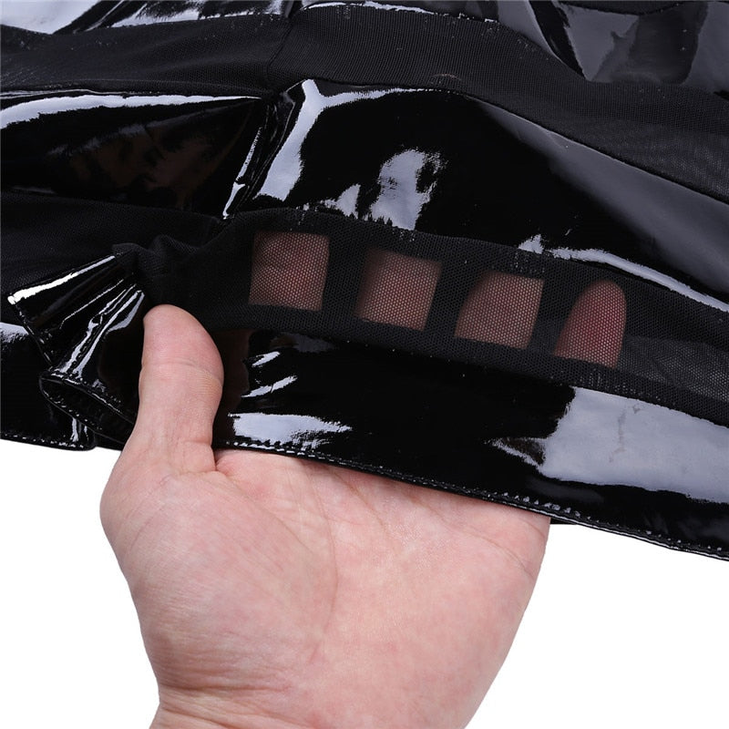 Men's BDSM Transparent Striped Erotic Panties
