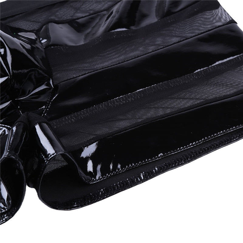 Men's BDSM Transparent Striped Erotic Panties