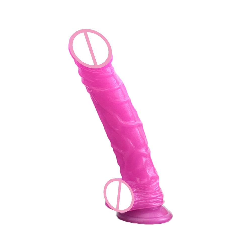 Long Realistic Dildo in Multiple Colors